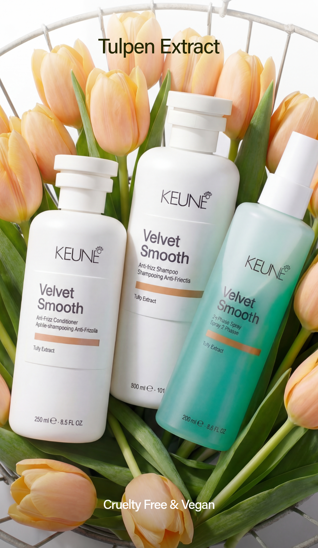 Velvet Smooth Maske von Keune: Erreiche glattes, seidiges Haar mit Biomimetischen Lipiden und Tulpenextrakt. Stärkt Dein Haar und beseitigt Frizz mit perfekter Haarmaske.
